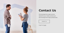 Interior Painting - Free Website Template