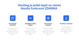 4 Funkce Hostingu - Základní HTML Šablona