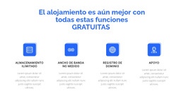 4 Características De Alojamiento - Creador De Sitios Web