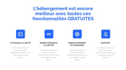 4 Fonctionnalités D'Hébergement - Thème WordPress Prêt À L'Emploi