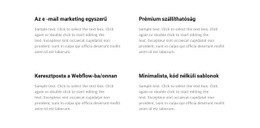 4 Sejt - HTML Oldalsablon