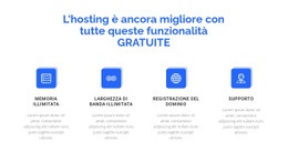 4 Funzionalità Di Hosting - Progettazione Di Siti Web Personalizzati