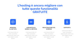 4 Funzionalità Di Hosting - Modello HTML Di Base