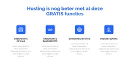 4 Hostingfuncties - Website Creator HTML