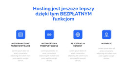 4 Funkcje Hostingu - Podstawowy Szablon HTML