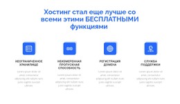 Адаптивный HTML Для 4 Особенности Хостинга