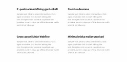 Responsiv Webbmall För 4 Celler