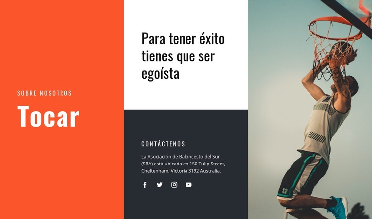 Importancia del deporte para la salud Creador de sitios web HTML