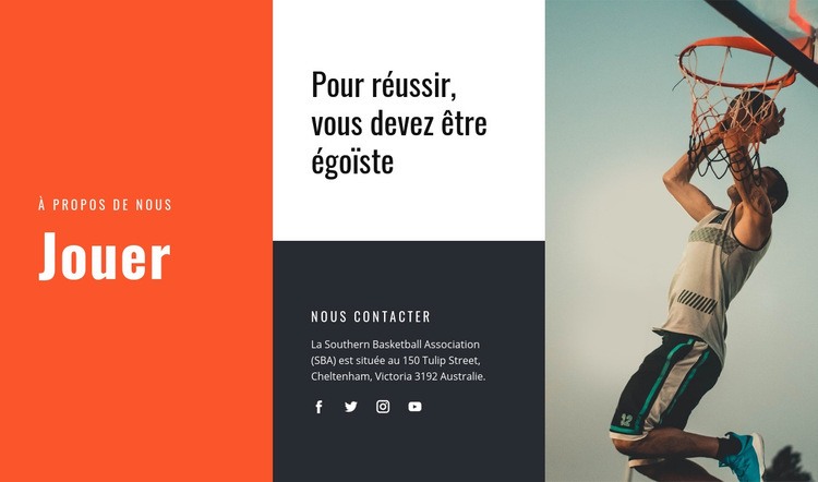 Importance du sport pour la santé Modèles de constructeur de sites Web