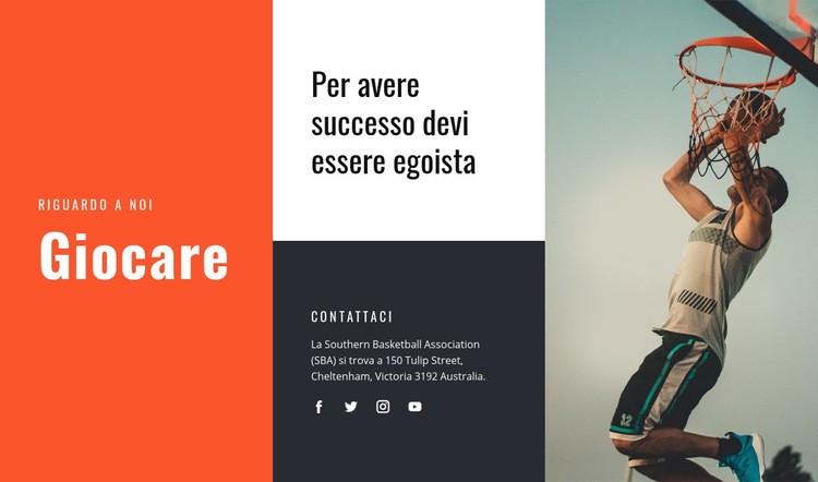 Importanza dello sport per la salute Costruttore di siti web HTML