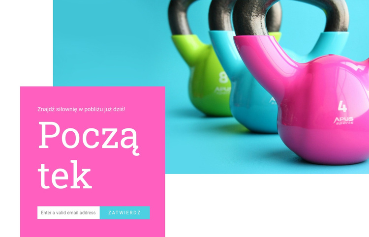 Sport i zdrowy tryb życia Motyw WordPress