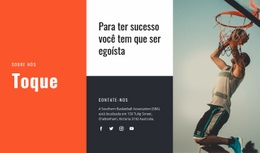 Importância Do Esporte Para A Saúde - Design De Site Responsivo