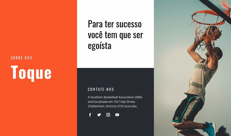 Importância do esporte para a saúde Template CSS