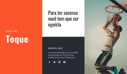 Importância Do Esporte Para A Saúde - Modelo De Site Simples