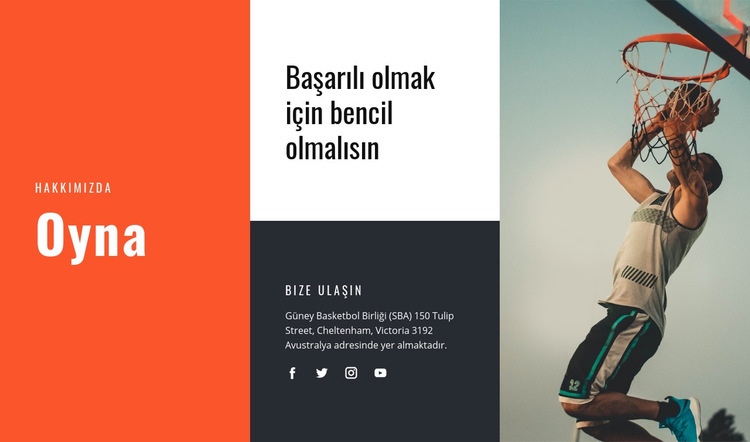 Sporun sağlık için önemi HTML5 Şablonu