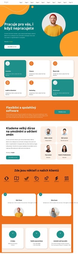 Práce Pro Vás - Šablona Bootstrapu