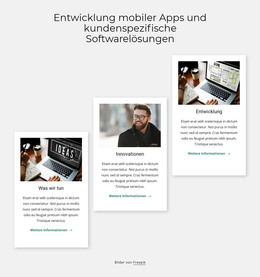 Individuelle Softwarelösungen – Vorlage Für Website-Builder