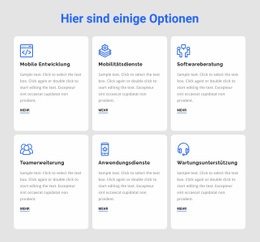 Entwicklungsleistungen - Professionelles Website-Design