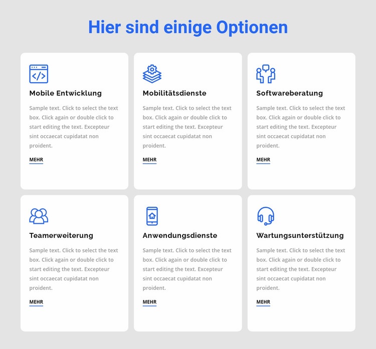 Entwicklungsleistungen Website design