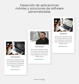 Soluciones De Software Personalizadas - Creador De Sitios Web Sencillo