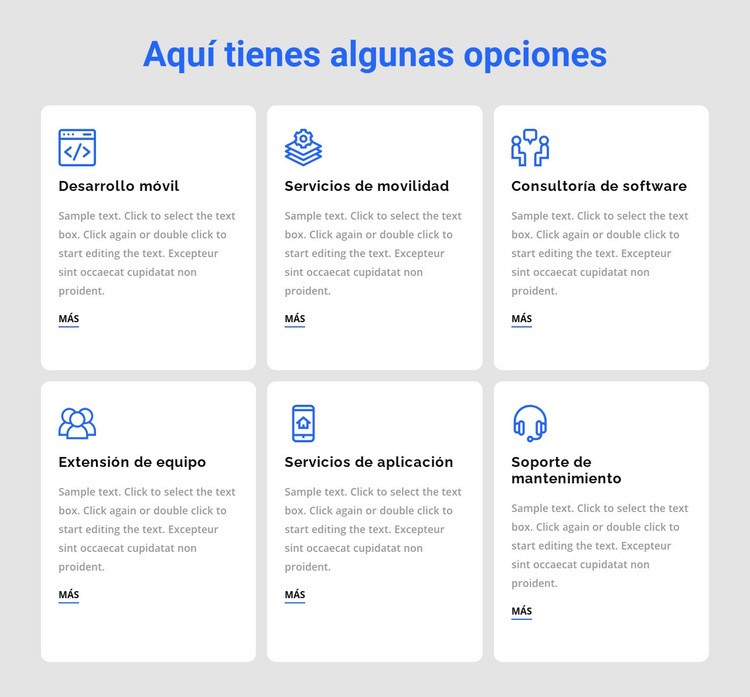 Servicios de desarrollo Diseño de páginas web