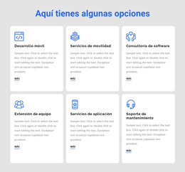 Servicios De Desarrollo - Descarga De Plantilla HTML