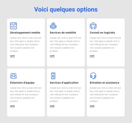 Page Web Pour Services De Développement