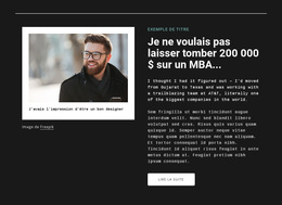 Image Et Texte - Modèles De Thèmes HTML5 Gratuits