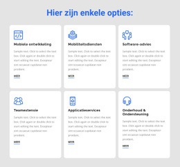 Ontwikkelingsdiensten - HTML Generator Online