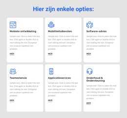 Ontwikkelingsdiensten - Professioneel Websiteontwerp