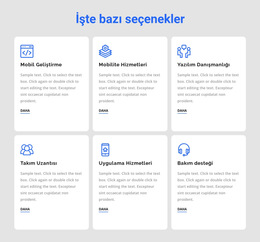 Geliştirme Hizmetleri - En Iyi Web Sitesi Şablonu