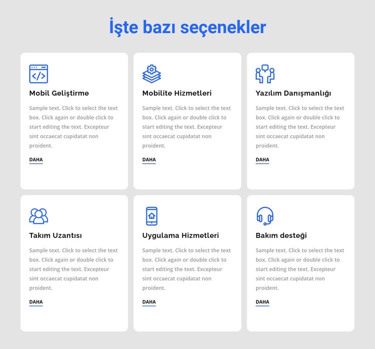 Geliştirme hizmetleri Web sitesi tasarımı