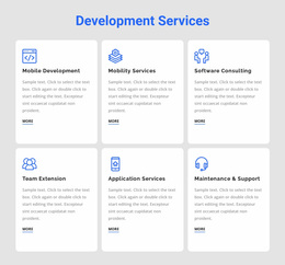 Development Services Website Design