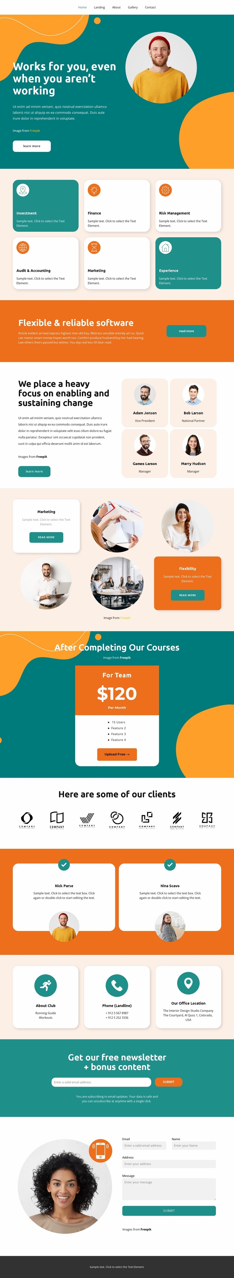 Work For You Website Template