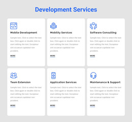 Development Services - Best Free WordPress Theme