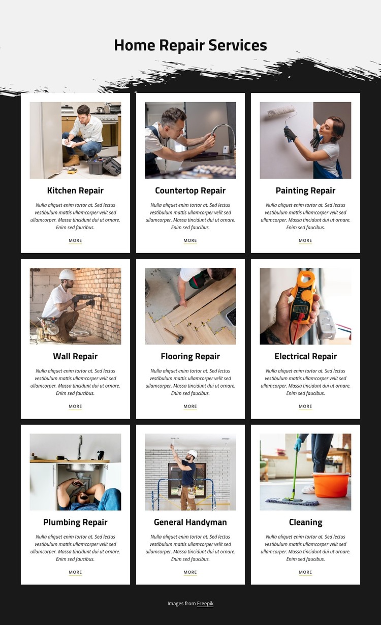 Most popular home repair services WordPress Theme