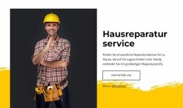 Vertrauenswürdige Handwerkerdienste - Vorlage Für Eine Seite