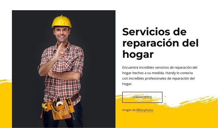 Servicios de manitas de confianza Plantillas de creación de sitios web