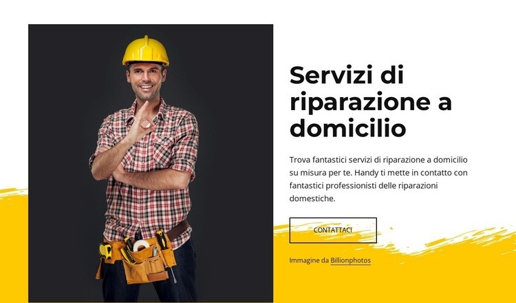 Servizi tuttofare di fiducia Costruttore di siti web HTML