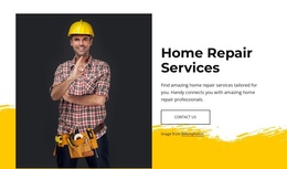 Multipurpose One Page Template For Trusted Handyman Services