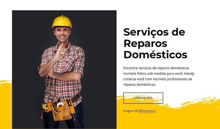 Serviços de mão-de-obra de confiança Construtor de sites HTML