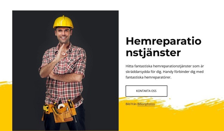 Pålitliga hantverkstjänster Hemsidedesign