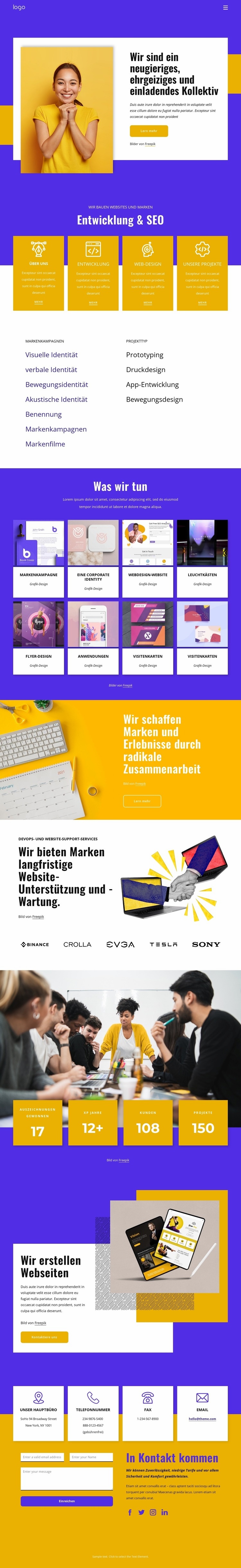 Hier ist eine Gesellschaft von Denkern, Schriftstellern und Designern HTML5-Vorlage