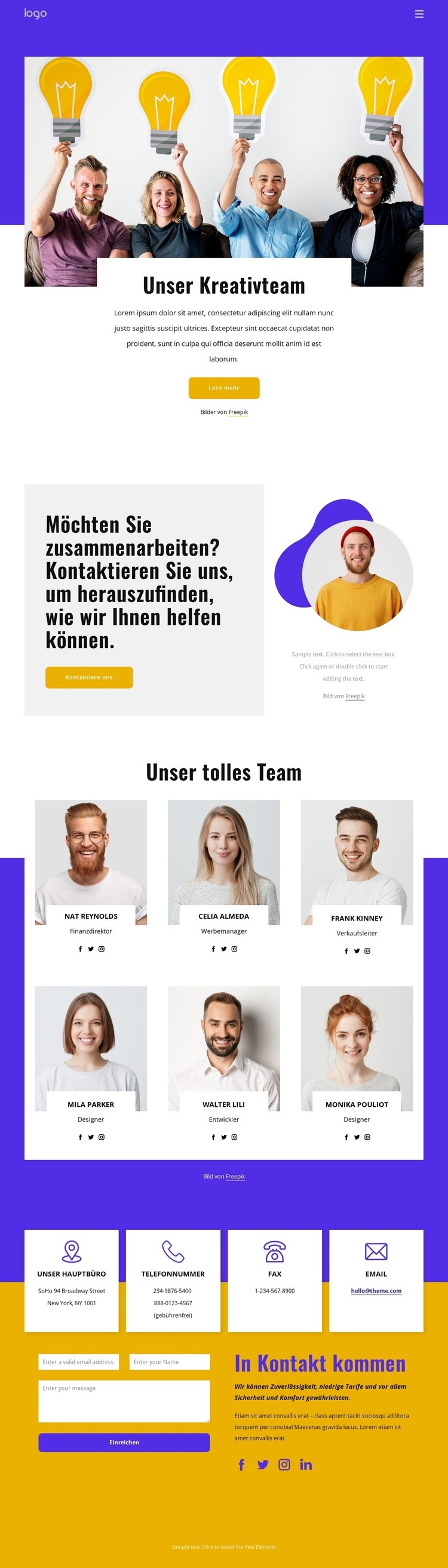 Wir sind eine digitale Kreativagentur Website design