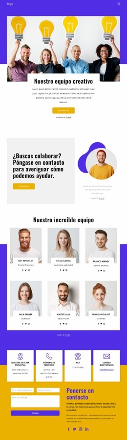 Somos Una Agencia Creativa Digital - Diseño Creativo De Sitios Multipropósito