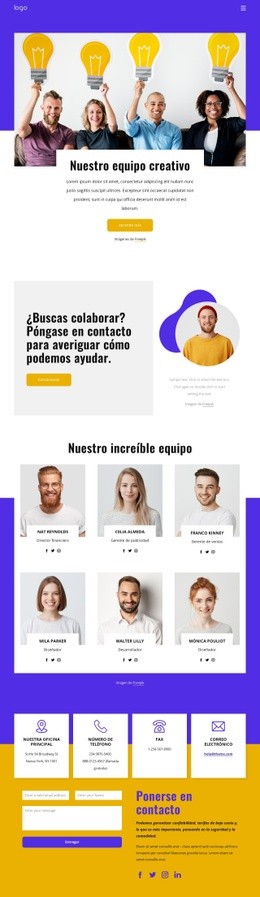 Somos Una Agencia Creativa Digital Plantillas Html5 Responsivas Gratuitas