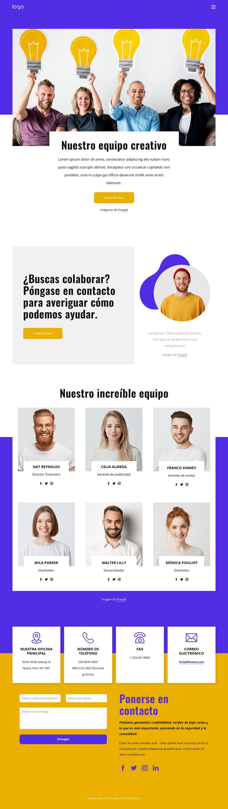 Somos una agencia creativa digital Tema de WordPress