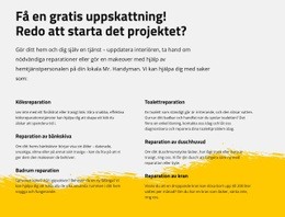 Reparation Av Kök Och Bad Webbdesign