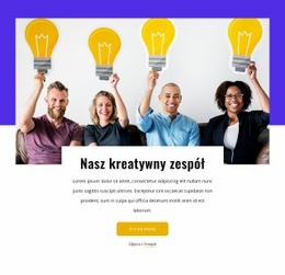 Jesteśmy Firmą Kreatywnych Myślicieli - HTML Website Maker