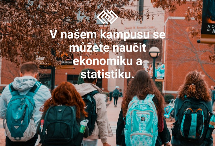 Může se učit ekonomii a statistiku Šablona HTML